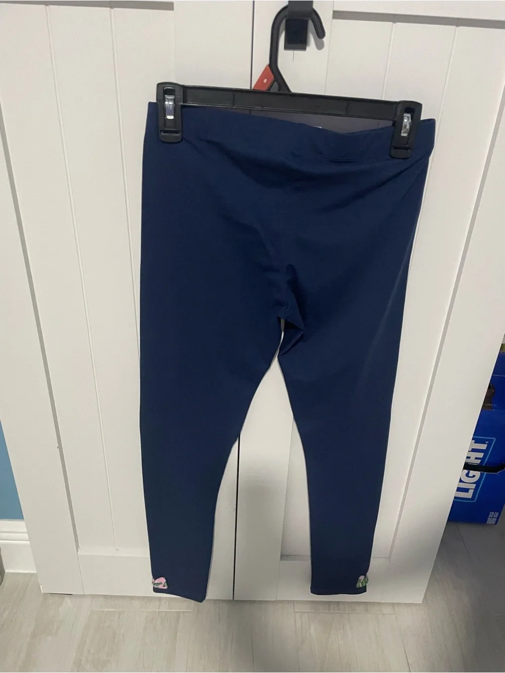 Lilly Pulitzer Girls Navy Stretch Leggings